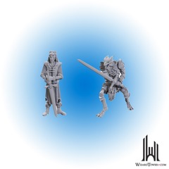 DnD Unpainted Mini- Limited Edition 50th Anniversary Skeleton Knights